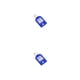 thumbnail image 2 of Guardurnaity Maleta Equipaje Etiqueta de identificación Nombre Titular Etiquetas de equipaje Pasaportes Llavero Etiqueta Numerada Hebilla Colgando Azul 2piezas, 2 of 6