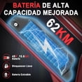 thumbnail image 4 of Bicicleta Eléctrica Honey Whale K6 Pro Rojo, 4 of 8