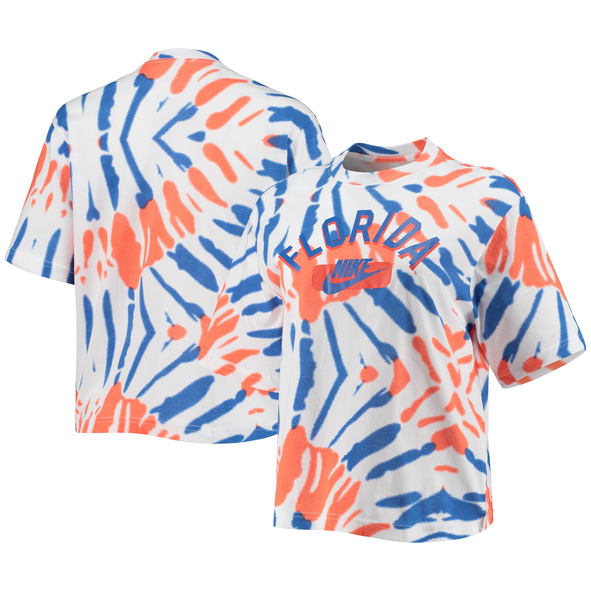 Festival Tie-Dye Boxy T-Shirt - White 