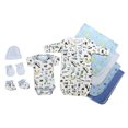 thumbnail image 1 of Bambini Newborn Baby Boys 9 Pc Layette Baby Shower Gift Set, 1 of 3