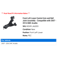 thumbnail image 2 of Front Lower Control Arm & Ball Joint Kit For 2008-2017 Buick Enclave, GMC Acadia 2 of 6