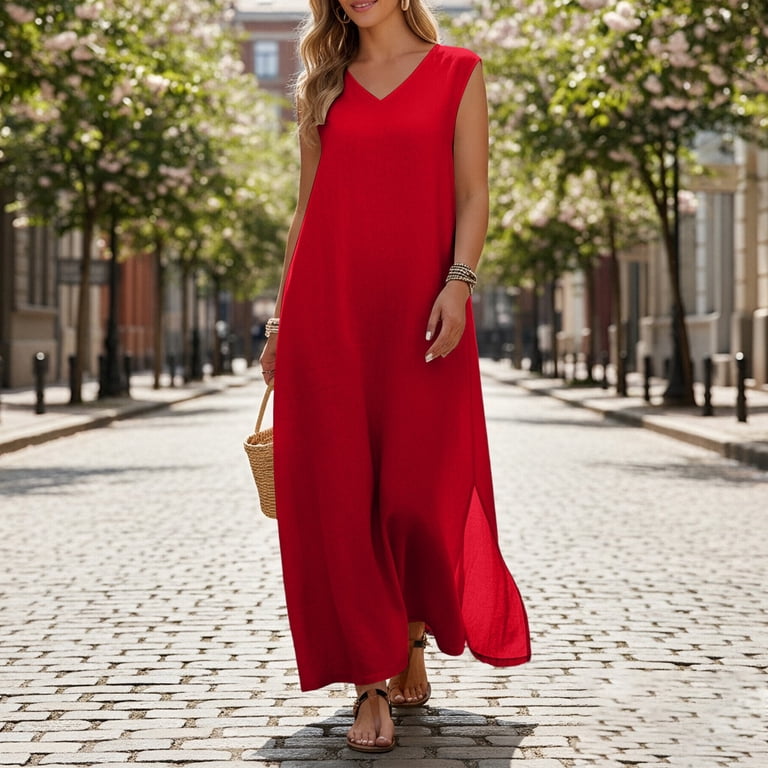 ladies summer shift dresses MOGU Fabric YESFASHION Women's Summer Dresses Halter
