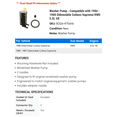 thumbnail image 2 of Washer Pump - Compatible with 1984 - 1988 Oldsmobile Cutlass Supreme RWD 5.0L V8 1985 1986 1987, 2 of 2