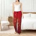 thumbnail image 4 of Balery Merry Christmas Pantalones de pijama para mujer, pijamas ultraligeros, pantalones de estar por casa-3X-Large, 4 of 6