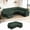 Green, variant on 110" Green Corduroy Modular 7-seater L-shaped Sectional Sleeper Sofa Bed with Pull Out Bed,USB Ports,Cup Holders,Side Pockets,Armrest Storage