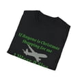 thumbnail image 5 of Holiday Wishes Airplane Travel Size Men Women TShirt, 5 of 8