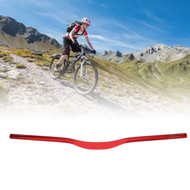 Aluminum Alloy Mountain Bike Handlebar 780mm Wide 25mm Rise Lightweight Riser Handlebar