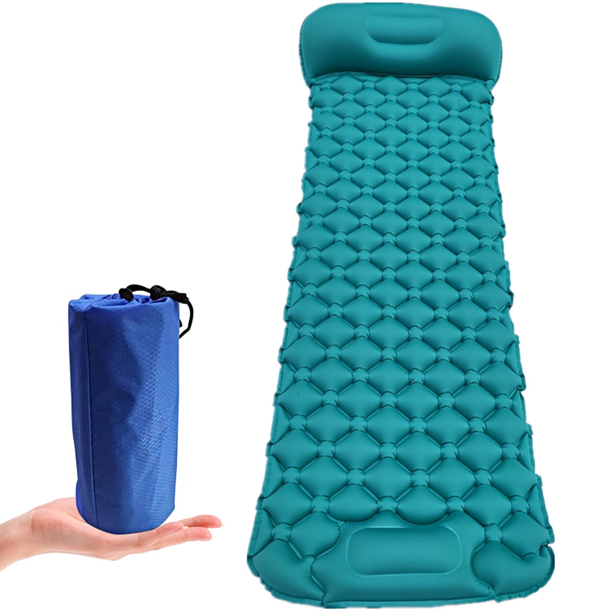 Foam Sleep Pad- 0.50” Thick Camping Mat for Cots, Tents, Hiking &  Sleepovers- Non-Slip, Lightweight, Waterproof & Carry Handle by Wakeman  Outdoors 