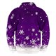 thumbnail image 3 of Sudadera sin capucha para hombre, informal, a la moda, con cuello alto, estampado, cremallera, jersey de manga larga, blusa de poliéster para hombre, 3 of 3