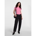 thumbnail image 3 of Scenario Women's Variegated Rib Tee with Short Sleeves, Sizes XS-XXXL, 3 of 6