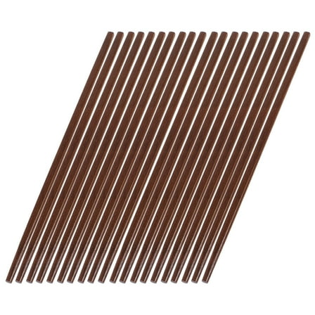 9.5" Long Brown traditional Wood Chopsticks Tableware 10 Pairs