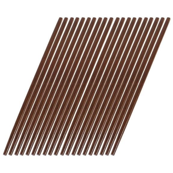 9.5" Long Brown traditional Wood Chopsticks Tableware 10 Pairs