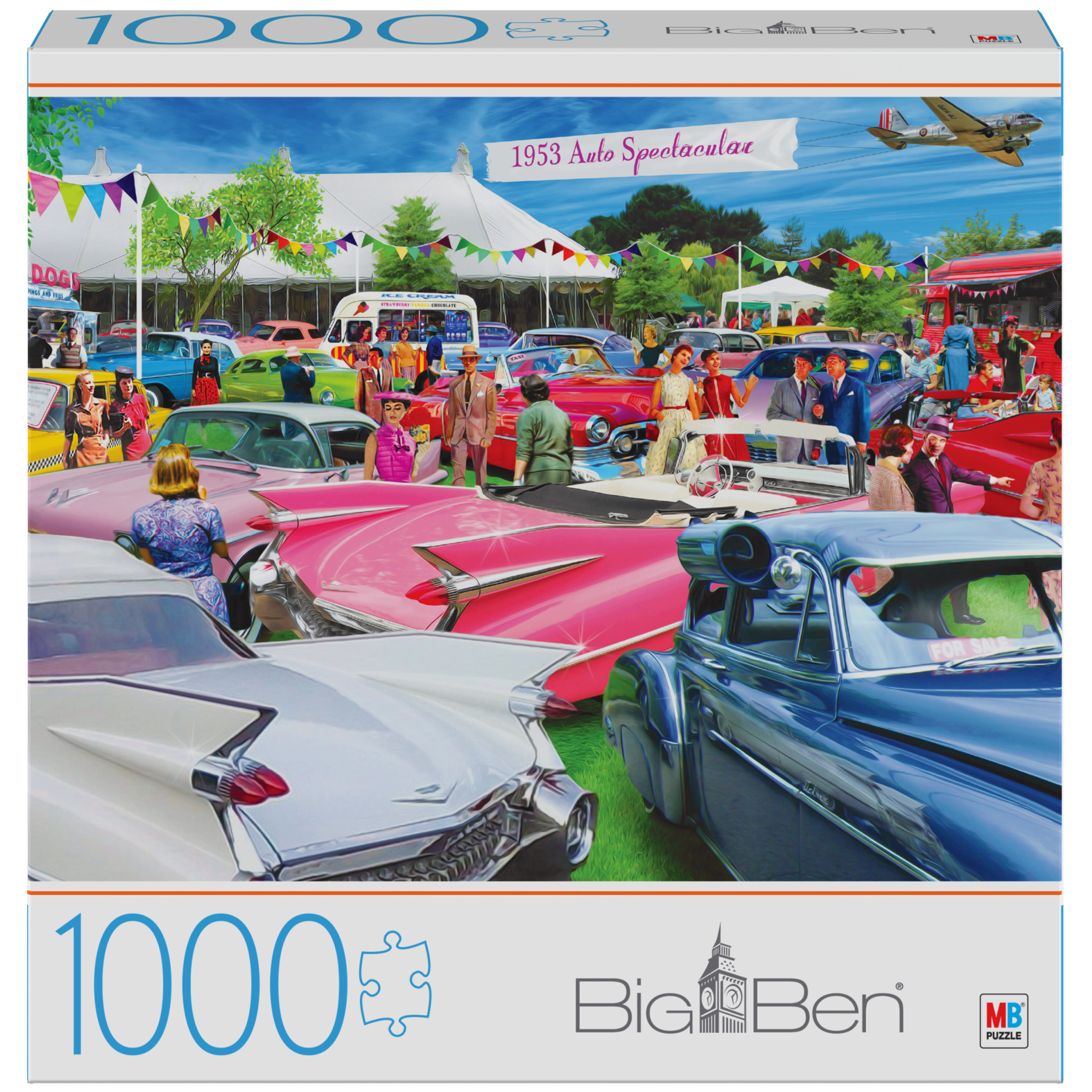 Big Ben Milton Bradley 1000-Piece Jigsaw Puzzle, for Adults and Kids Ages 8 and up (Styles Will Vary) - image 2 of 8