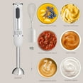 thumbnail image 4 of Rae Dunn Immersion Hand Blender with Egg Whisk and Milk Frother Attachments, 4 of 5