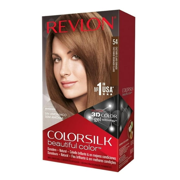 Tinte para cabello Revlon Beautiful Color 54 castaño claro dorado
