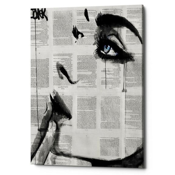 Epic Graffiti 'Never Know' by Loui Jover, Canvas Wall Art, 26"x34'