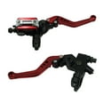 thumbnail image 1 of Soumake 2Pcs 22mm CNC Hydraulic Disc Brake Upper Pump Motorcycle Clutch Handbrake Lever, 1 of 7