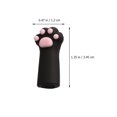 thumbnail image 2 of 3pcs Cat Paw Silicone Nipper Cover Protective Sleeve For Nail Cuticle Scissors, 2 of 8