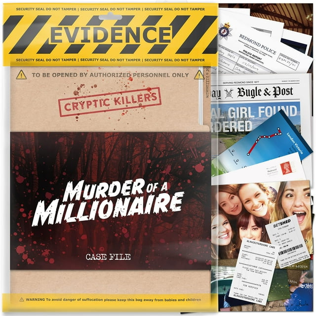 Murder Mystery Game Cryptic Killers: investigación de un caso sin resolver