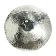 thumbnail image 6 of DecMode Silver Stainless Steel Metal Textured Starburst Plate Wall Decor, 6 of 12