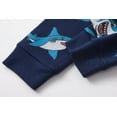 thumbnail image 7 of Popshion Toddler Boys Pajamas Set Shark Print Kids 100% Cotton 2 Piece Long Sleeve Sleepwear 4T/6598, 7 of 7