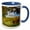 Blue/White, variant on 3drose, Italy, Tuscany. Autumn Vineyards Near Montepulciano., 11oz Magic Transforming Mug