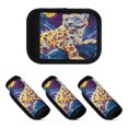 thumbnail image 2 of WOBOGO Full Moon Snow Leopard Luggage Handle Wrap 4Pcs Made of Neoprene is Soft and Flexible Suitable for Many Bags Shoulder Pads., 2 of 6