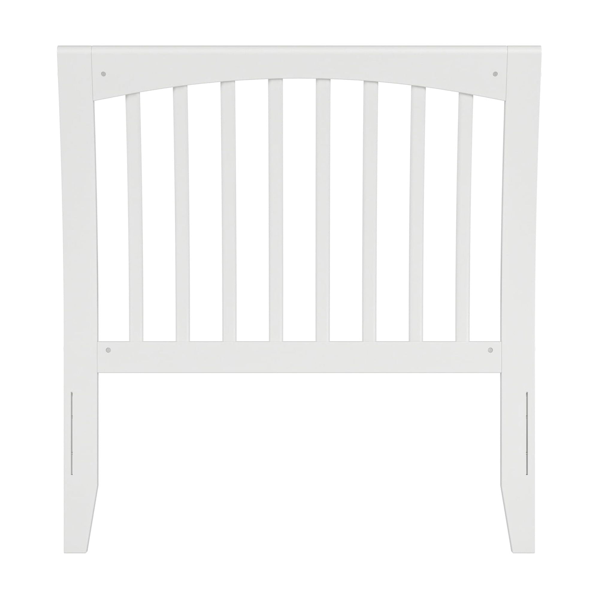 AFI Orleans Twin Sleigh Solid Wood Slat Headboard, White