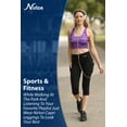 thumbnail image 4 of Nirlon 3/4 Capri Leggings For Women - High Waisted Leggings With Pockets, 4 of 5