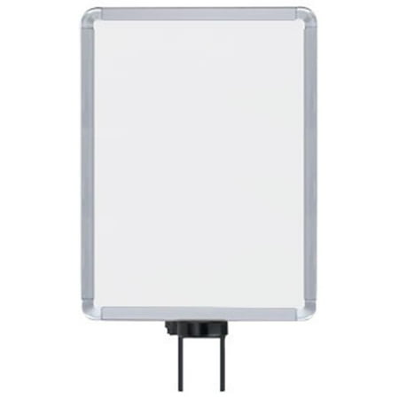 Lavi Industries 50-1131SV-SA Vertical Swivel Mount Sign Frame, 11 x 14 In. Satin Aluminum