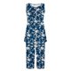 thumbnail image 5 of Conjunto de Ropa de Salón para Mujer Cuello Redondo Blusa sin Mangas Sólida Y Pantalones Cortos de Cintura Elástica Pantalones, Pantalones Cortos de Verano para Mujeres, 5 of 7
