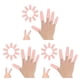 thumbnail image 4 of Vogacara 10Pcs Protector Flexible Women Men Professionals Children Separator Lightweight Painting Students Sleeves Protective Type1, 4 of 5