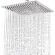 thumbnail image 1 of Cabeza de Ducha de Lluvia de Alta Presión, Regadera Cuadrado de Acero Inoxidable, Cabezal de Ducha de Lluvia Ultra fina con Montaje Fijo, Ahorro de Agua, 30cm / 12inch, 1 of 9