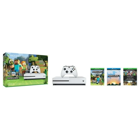 Microsoft Xbox One S Minecraft Favorites Bundle (500GB) - Game (Refurbished)