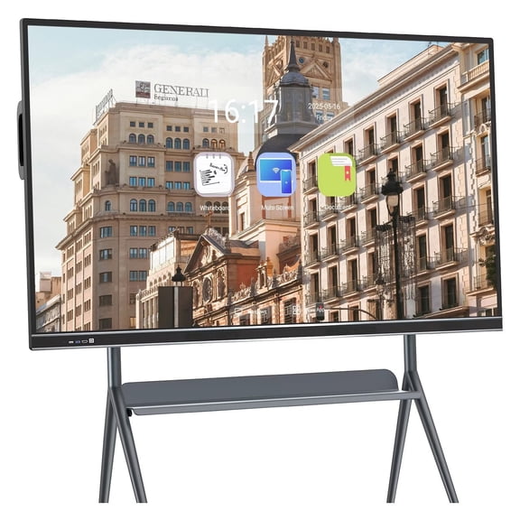 BELNET Smart Board 86" 4K UHD Dual System Conference Display, Android Windows 10 OPS Ready