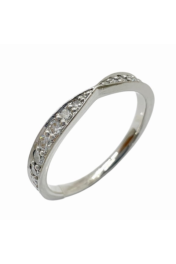 Pre-Owned TIFFANY&Co. Tiffany PT950 Harmony Ring Diamond Pave Women's
