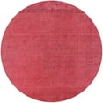 thumbnail image 1 of Ahgly Company Machine Washable Indoor Round Industrial Modern Ferrari Red Area Rugs, 7' Round, 1 of 7