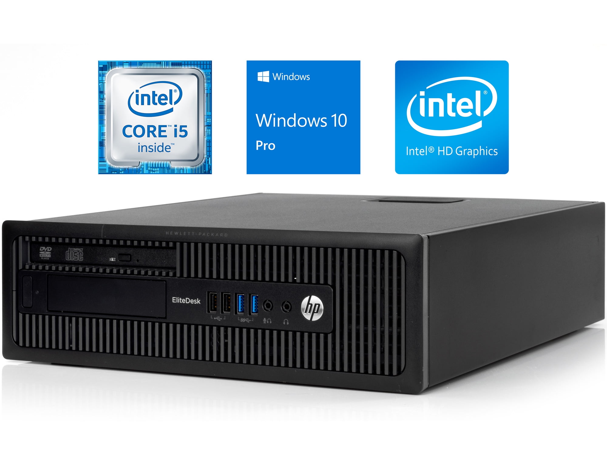 HP EliteDesk 800 G1 Small Form Desktop, Intel QuadCore i54570 Upto 3