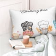 thumbnail image 4 of Kdxio Cotton Pillow Cases 20"x30" Pillowcases,Soft and Breathable Bedroom Pillow Cases-Little Chef Gnome-No Pillow Core, 4 of 5
