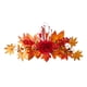 thumbnail image 2 of Corona de Halloween | Corona de otoño con calabaza y hojas | Adorno para puerta para festival de la cosecha | Decoración de mesa para Acción de Gracias en otoño, 2 of 6