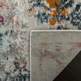 thumbnail image 3 of SAFAVIEH Madison Ognen Overdyed Geometric Area Rug, Light Grey/Fuchsia, 3' x 5', 3 of 6