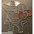 thumbnail image 2 of Craftnamesign Muscle Shark Man Neon Sign, Landshark Bodybuilder Decor, Gym Room Decor, 2 of 4