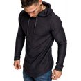 thumbnail image 1 of UKAP Chandails en Molleton pour Hommes Sweat à Capuche à Cordon Manches Longues Coupe Régulière Automne Noir G, 1 of 8