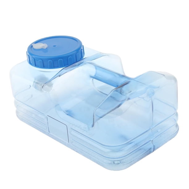 Eigraketly Cubo de almacenamiento de agua potable portátil, contenedor de tanque de agua, portabotellas carpas
