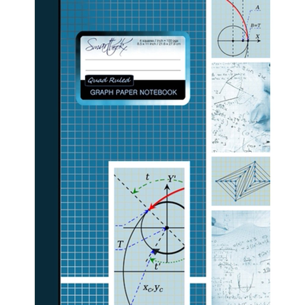 graph paper notebook squared graphing paper blank quad ruled large