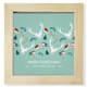 thumbnail image 1 of Festival de Navidad de Elk hat Bell Tree Pantalla de escritorio de pared de fotograma cuadrado, 1 of 4