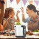 thumbnail image 5 of Báscula de cocina en gramos y onzas con medición de temperatura de 1kg/600ml con pantalla LCD (negra), 5 of 6