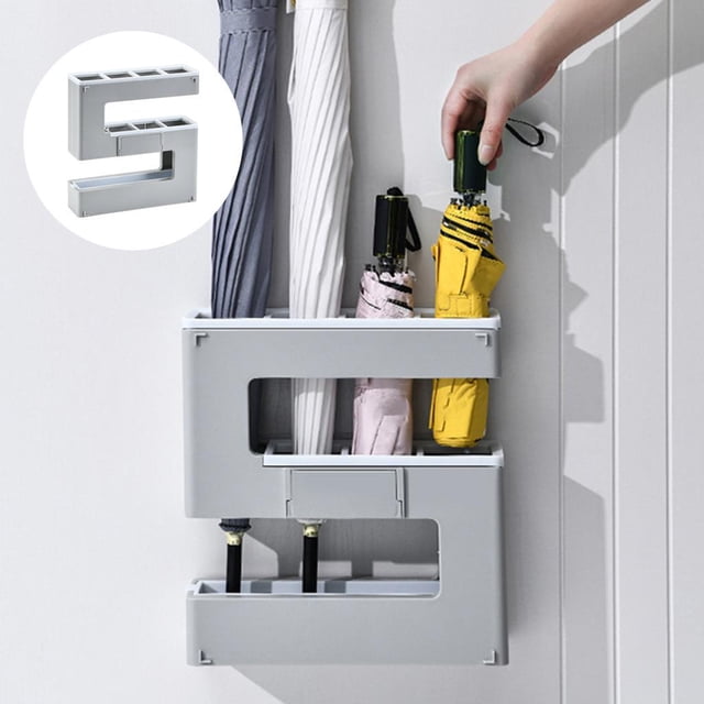Soporte de Bastones para Caminar Perfecl Plástico Soporte de Almacenamiento