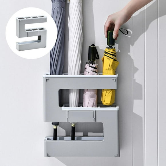 Soporte de Bastones para Caminar Perfecl Plástico Soporte de Almacenamiento