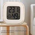 thumbnail image 4 of Medidor de humedad y temperatura interior higrómetro electrónico de alta precisión portátil para Tuya APP 15 pulgadas Mini para dormitorio para cocina, 4 of 8